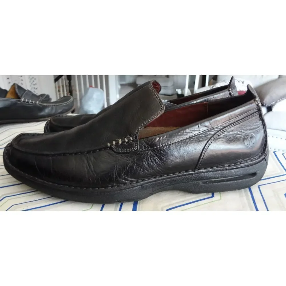 Cole Haan Tucker Venetian Black Leather Driving Loafers Men 12 Casual Dress Shoe